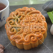 单黄翡翠 Pandan Lotus Paste Mooncake with 1 Yolk