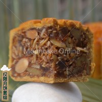 提拉米苏素莲蓉 Tiramisu Pure Lotus Paste / 招牌素伍仁 Assorted Fruits Nuts / 单黄莲蓉 Pure Lotus Paste Single Yolk / 榴梿单黄 Durian Pure Lotus Paste Single Yolk