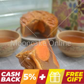 榴莲飄香 Durian Lotus Paste Mooncake with 1 Yolk 