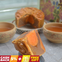 榴莲飄香 Durian Lotus Paste Mooncake with 1 Yolk 