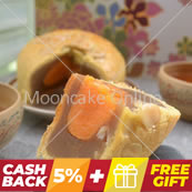 上海月饼 Shanghai Lotus Paste Mooncake with 1 Yolk [4 pieces]