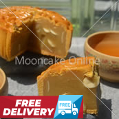 白莲蓉月 White Lotus Paste Mooncake